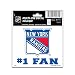 NHL New York Rangers 28205010 Multi-Use Decal, 3" x 4"