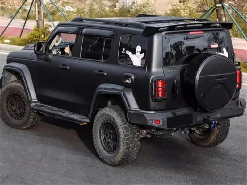 Car Styling Accessories Exterior Sticker Fixed Tail Wing Cover Rear Roof Spoiler Body Kit for Great Wall Tank 300 2021 +