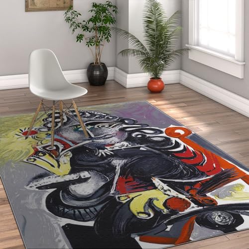 Art zone tapis abstrait Picasso 60x180 cm pour salon et chambre - 4