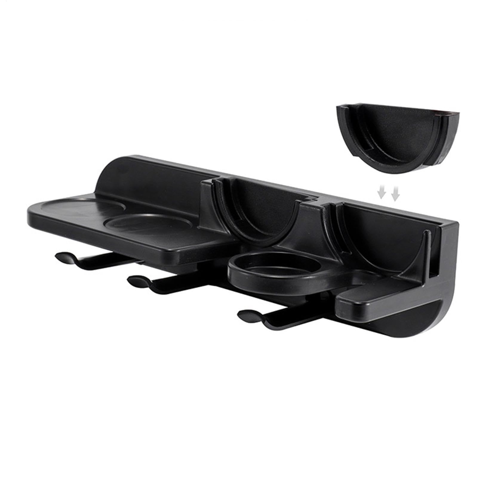 Espositore per caffè – 32 x 8 x 8 cm Base in ABS Pratico nizer con porta accessori da cucina pulito bar & Worpace Coffee Stat per gli amanti del caffè espresso
