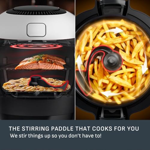 T-fal Multicook Actifry, Multicooker & Air Fryer with Automatic Stirring Paddle, 6 L / 6.3 Qt., Chrome by T-Fal - Image 4