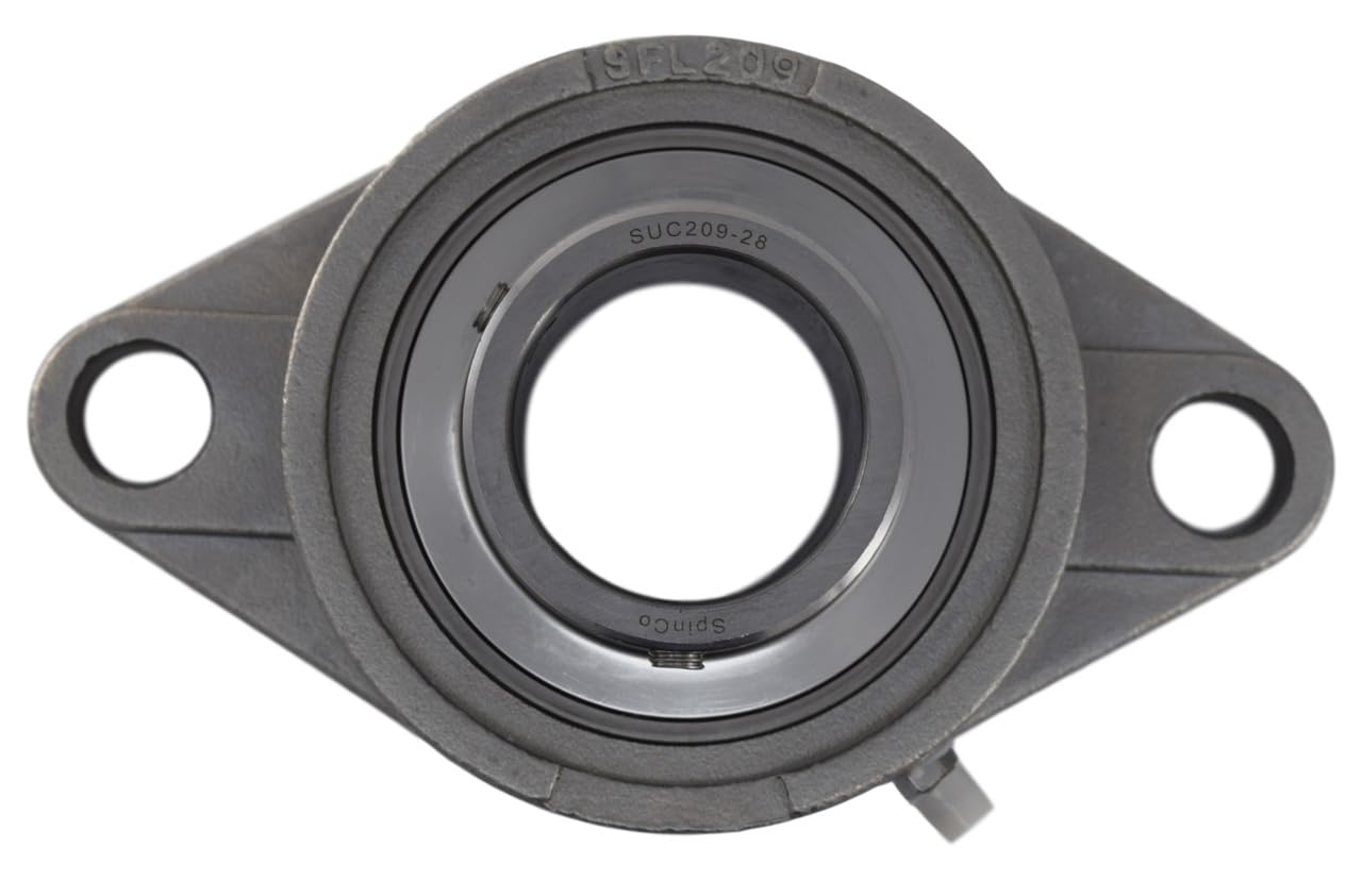 1-3/4" Stainless Steel Two Bolt Flange Bearing SSUCFL209-28, SUCSFL209-28 by SpinCo