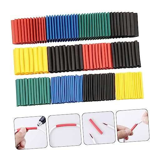 Mobestech 1060Pcs Luva De Isolamento Termoencolhível Mangas De Cabo Kit De Fiação Tubo Termorretráti