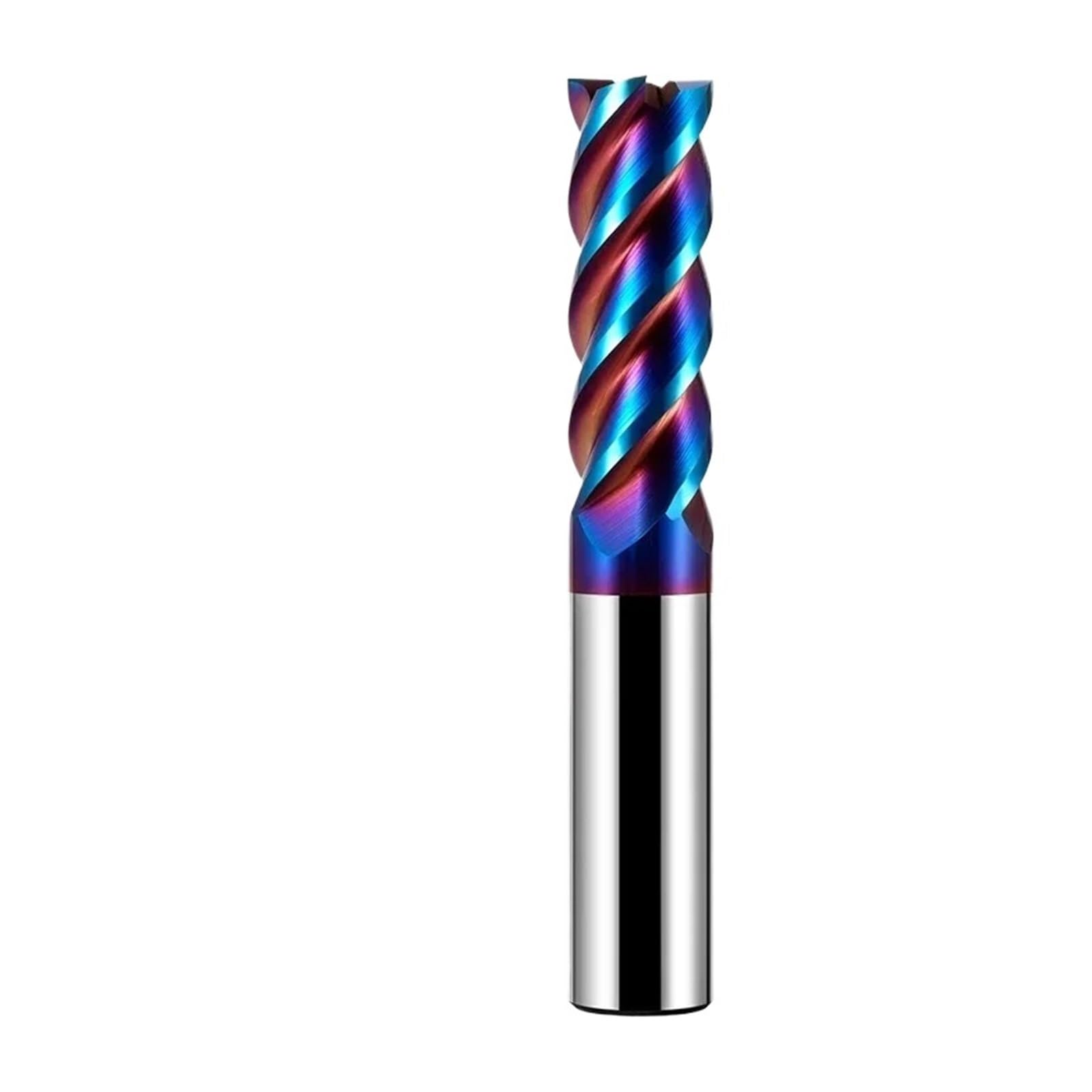 1 szt. Frez trzpieniowy z węglików spiekanych 4 rowki ze stali wolframowej do drewna tytanowej CNC kluczowy router Bit narzędzia cięcia maszynowego(3X12X3X100 HRC65)