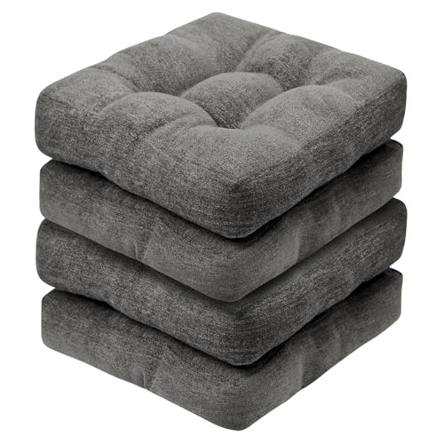 Basic Beyond Chair Cushions for Dining Chairs, Non-Slip Chair Pads,