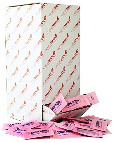 Sweet 'N Low Zero Calorie Sweetener, Bulk Pack Saccharine Sugar Substitute, 500 Single-Use