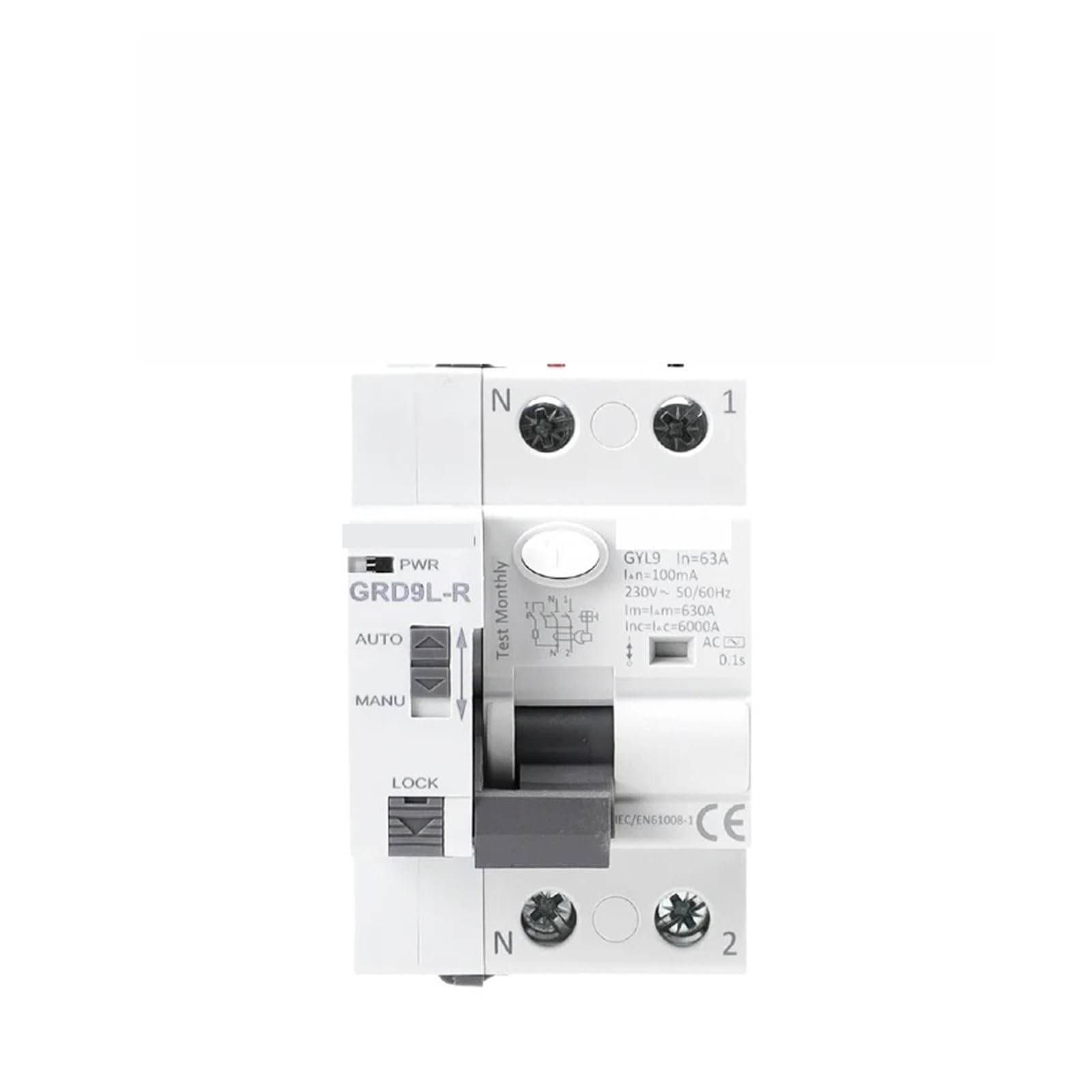 Réenclencheur automatique 40A 63A disjoncteur de télécommande électrique AC 2P - 3