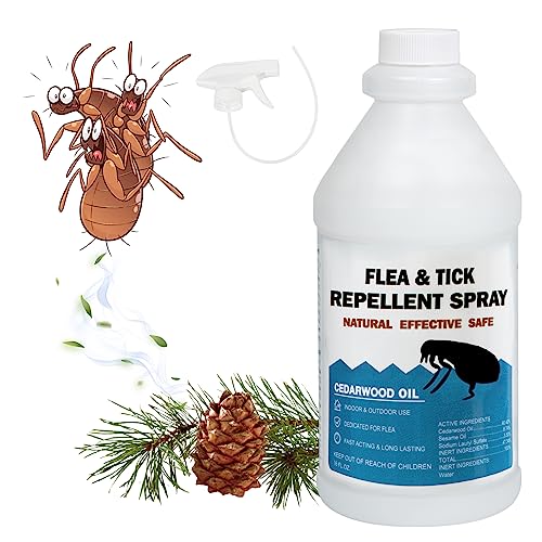 Illustration of Cat Flea Repellent With Pine Oil