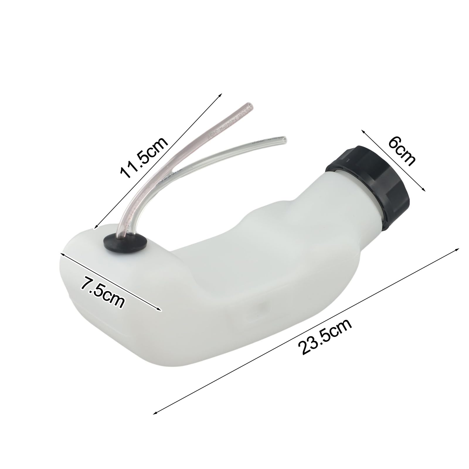 Réservoir de carburant pour débroussailleuse, réservoir de gaz et de carburant de rechange en plastique pour débroussailleuse Homelite 308181004 308123004