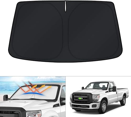 Miniatura 73 de KUST Parasol para parabrisas para BMW X5 2014 2015 2016 2017 2018, accesorios de ajuste personalizado, protector de visera solar plegable, bloquea