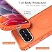 ANNSD for Google Pixel 9 Pro XL Case,Magnetic Shockproof with Translucent Protective Cover,Slim full body Drop Protection for Wireless Charging(Orange)