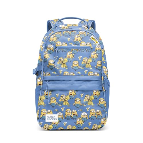 Simple Modern Minions Despicable Me Ellis Backpack for School | Medium 20L Elementary Middle and High School Bookbag for Kids and Teens | Girls and Boys | Minions Unite