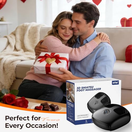 HTM Shiatsu Foot Massager with Heat for Neuropathy & Plantar Fasciitis 2026 - image 7