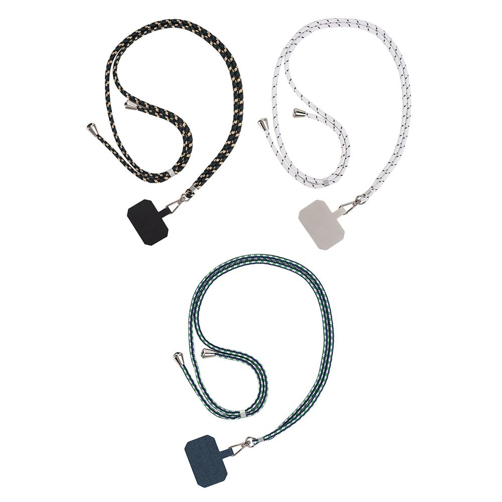 Sponsored Ad – JZS Cell Phone Lanyard,3 Pcs Lanyard for Phone with Adjustable Nylon Neck Strap with Most Smartphones Phone Tether Can be Combined with Any Phone Case