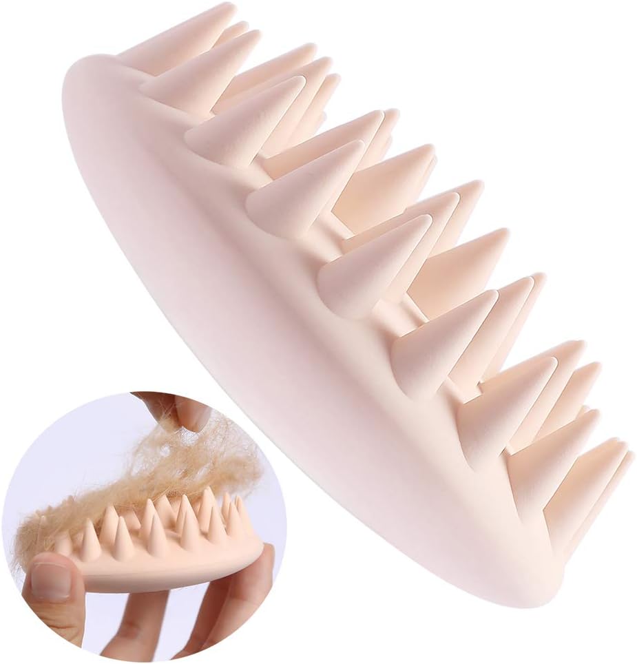 PETKIT Pet Massage Bath Brush, Cat Grooming Comb for Shampooing and Massaging Dogs, Cats, Small Animals with Short Hair - Soft Rubber…