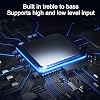 4 Channel Car Stereo Amplifier,Car Amplifier 7800W 4 Channels Class AB Aluminum Alloy Pure Bass Power Amp for DC 12V Truck Boat UTV Motorcycle
