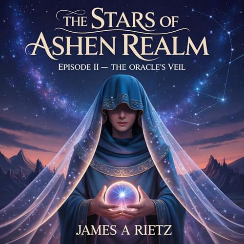 The Stars of Ashen Realm: &ldquo;The Oracle&rsquo;s Veil&rdquo; Audiolibro Por James Rietz arte de portada