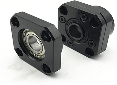 SUOFEILAIMU-PHONE CASE FKFF15 Screw Support Bracket Fixed Bracket Linear Bearing FKFF15/ FK15/FF15 for Ball Screw SFU2005/SFU2010 High Precision (Guide Length : FKFF15 Set)