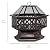 Best Choice Products Hex-Shaped 24in Steel Fire Pit, Black Metal Wood Burning Firepit, Portable Hexagon Fire Bowl for Outside, Patio, Backyard w/Flame-Retardant Mesh Lid
