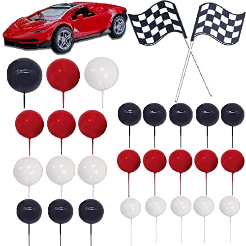 30PCS Race Car Cake Toppers