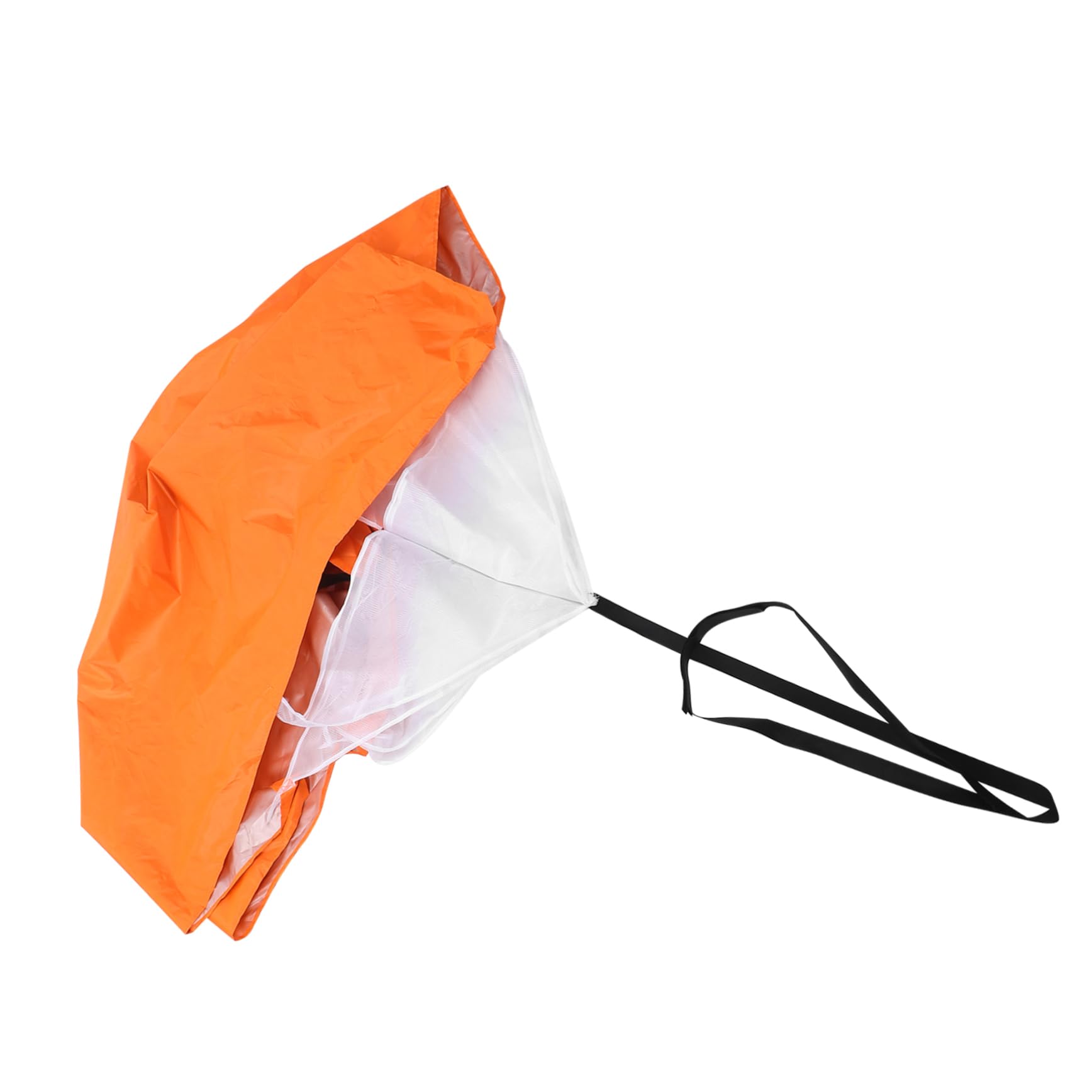 Toddmomy Paraguas De Entrenamiento De Velocidad Paracaídas para Entrenamiento De Velocidad Equipo De Funcionamiento Entrenador De Resistencia Orange Tela Oxford 210d