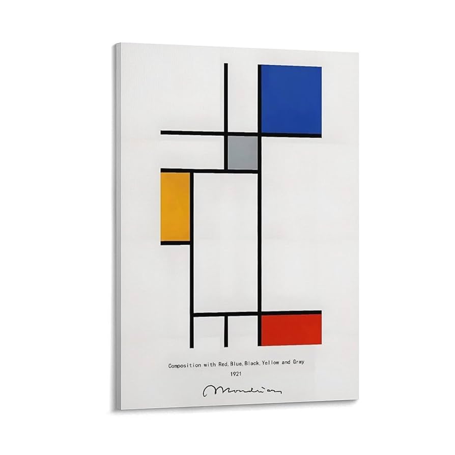 絵画　油絵　ピエト・モンドリアン　アート PIET MONDRIAN (ピエト・モンドリアン) | Composition with Red