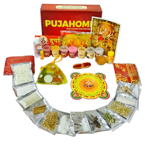 Pujahome Navratri Puja Samagri Kit/Navdurga Puja Kit for Durga Pu...