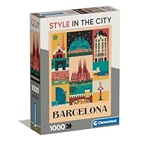 Clementoni Puzzel Milan 1000 Stukjes Style in the City - Puzzel Voor Volwassenen 14-99 Jaar, Gemaakt In Italië 39842