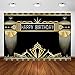 Avezano 7x5ft Great Gatsby Theme Birthday Party Backdrop Roaring 20s Retro 1920s Photo Booth Backdrop for Adults Birthday Party Decorations The Great Gatsby Theme Bday Parties Photoshoot Background