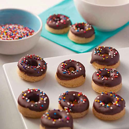 Wilton Mini-Donut-Backform mit 12 Vertiefungen aus Stahl