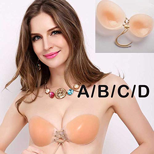 Sutiã adesivo sem alças autoadesivo invisível de silicone reutilizável push up pasties para vestido