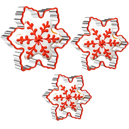 Crethink Lot de 3 emporte-pièces de Noël en acier inoxydable