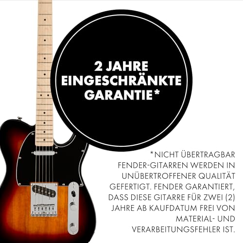 Fender Squier Affinity Series Telecaster E-Gitarre mit Ahorngriffbrett