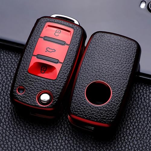 Étui en cuir pour clé VW Golf Tiguan : élégance et protection premium
