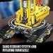 Mould King MOC Crawler Crane Advanced Building Kit for Adults, MOC Mobile Crane Heavy-Duty Truck Sets to Build, APP Control Large Engineering Vehicles, Construction Model Toy for Youth (1731 PCS)