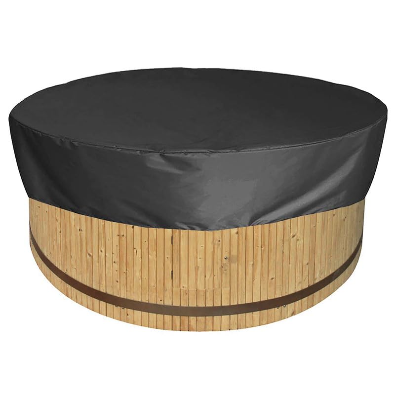 Spa/Hottub Housse de protection ronde - 180 x 30 cm - Noir