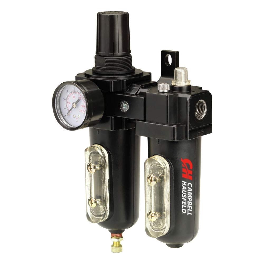 Campbell Hausfeld PA211400AV 1/2 in. NPT Combo Filter/Regulator/Lubricator