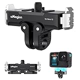 Coyktonty Magnetic Quick Release Mount/Foldable Adapter for GoPro HERO13 Black,Snap-On Magnetic 2 Prong Mount and 1/4 Thread Mount