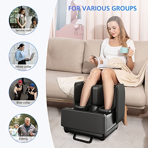 COMFIER-2-in-1-Foot-Massager-Machine-Ottoman-RestShiatsu-Foot-and-Calf-Massager-with-HeatKneadingVibrationCompression-Massagers-for-FeetAnkleLegTired-Muscles-Plantar-Fasciitis