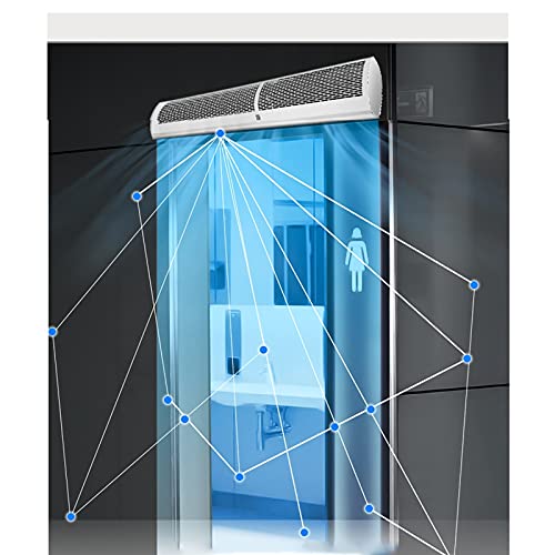 Lamps Indoor Air Curtain, Low Noise, Anti-Corrosion Door Hanging Type, Ventilation Curtain, Button Type (Size : 600Mm) #TOP4