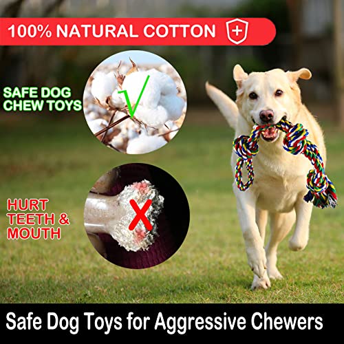 Dog Rope Toys for Large and Medium Aggressive Chewers 9 Pack Indestructible Dog Rope Toys Puppy Teeth Cleaning Toys Tug of War Dog Toy Heavy Duty Dental Cotton Rope Dog Toys Cucciolini Doodles Dog rope toys for large and medium aggressive chewers 9 pack indestructible dog rope toys puppy teeth cleaning toys tug of war dog toy heavy duty dental cotton rope dog toys cucciolini doodles