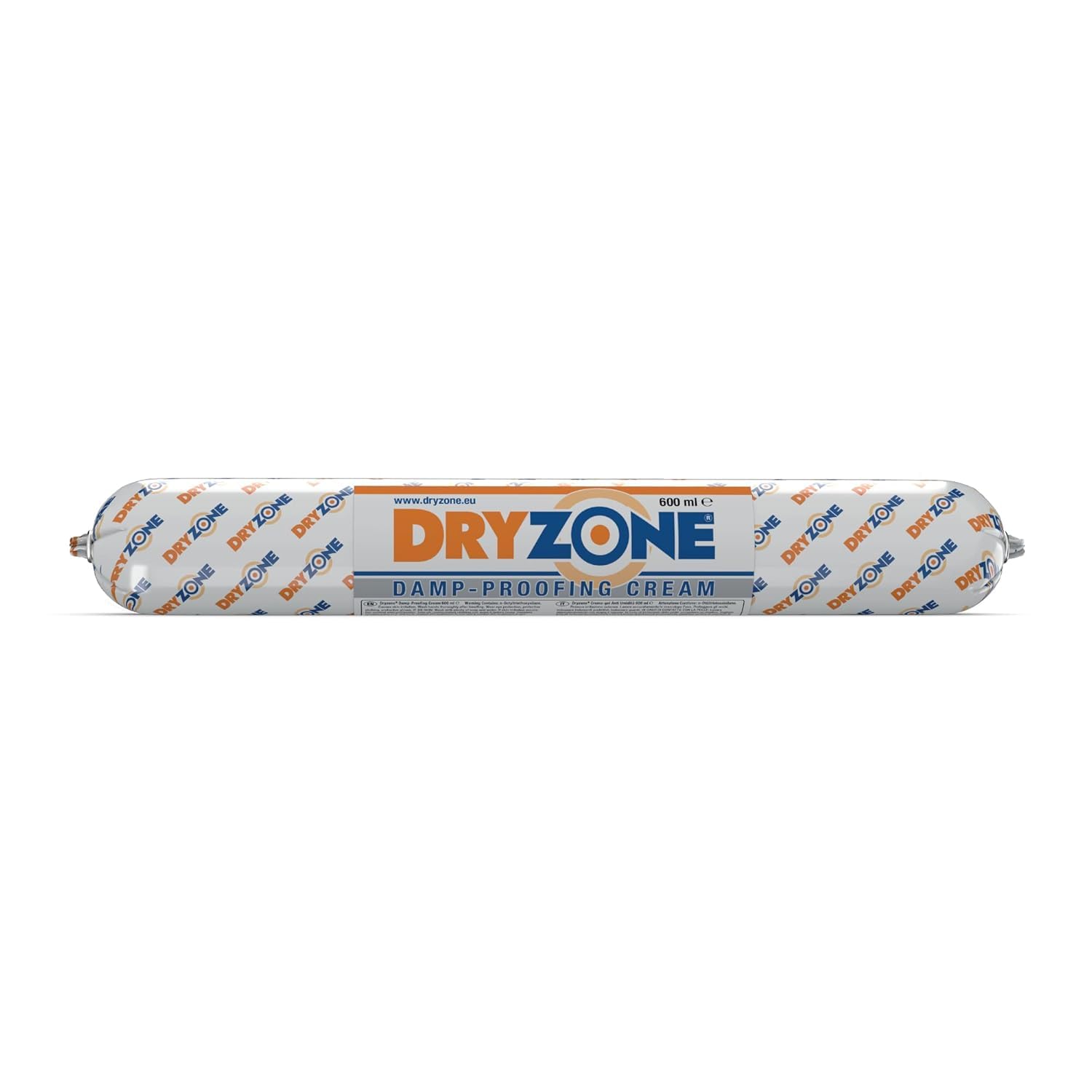 Dryzone Horizontalsperre Injektionscreme 600 ml - Gegen feuchte Wände und aufsteigende Feuchtigkeit - WTA zertifiziert - Feuchtigkeitssperre fürs Mauerwerk, auch für Kellerwände