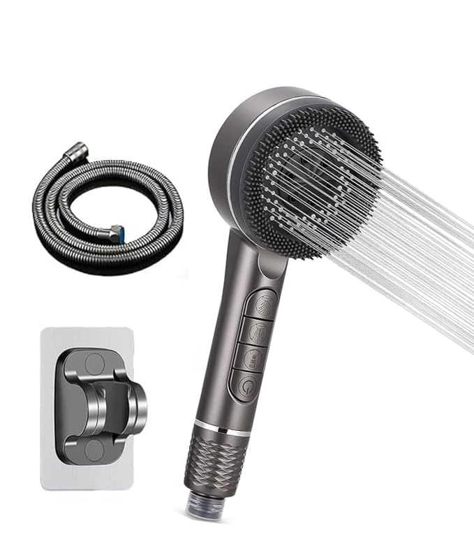 High Pressure Shower Heads,with 15 Stage Filter,1.5M Shower Hose and Shower Stand,xinkuanghuise