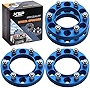 KSP 6X5.5 Hubcentric Wheel Spacers 1' Compatible with Toyota, M12x1.5 Thread 106mm Bore Aluminum Spacers Work On Tacoma 4WD 2002-2021,1996-2022 4Runner,2000-2006 Tundra,2007-2022 FJ Cruiser Blue