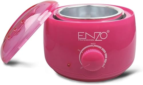 Enzo - Beauty Spa Salon Body Care Electric Hair Removal Paraffin Wax Heater Melting Pot Machine Depilatory Remover Waxing Warmer - Black EN-1108