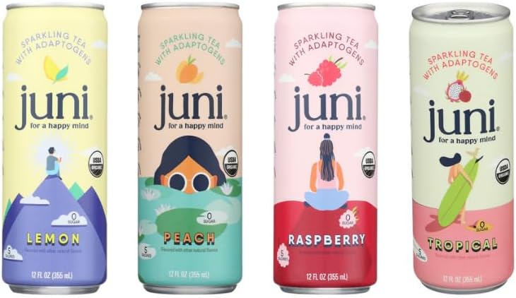 generic Juni Sparkling Tea-Bundle-4-Pack