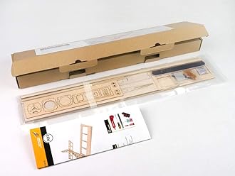 VilogaRC Balsa Wood Airplane R03 STICK-06 Model Aircraft, 580mm Wingspan Laser Cut Unassembled Flying Model Aircraft to Build, DIY RC Airplane Kit for Adults Beginners (KIT+Motor+ESC+Servos+Covering)