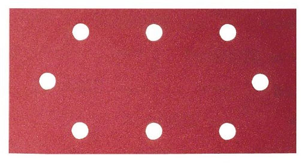 Bosch Bosch 2609256B04 Sanding Sheets Pack of 10 for AEG and Black + Decker Orbital Sanders 93 x 230 cm 8 Holes Grit 120