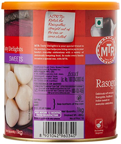 Image of MTR Rasogolla, 1 kg