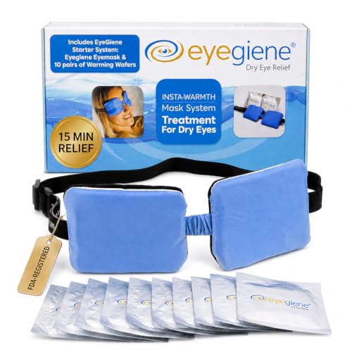 EyeGiene System Insta-Warmth Eye Mask with 10 Pairs of Warming Wafers